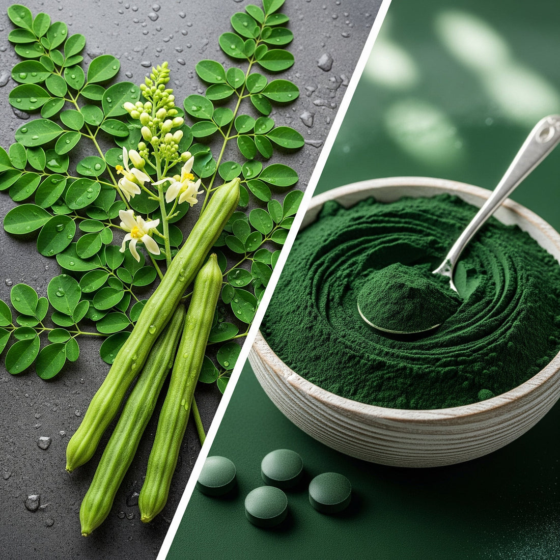 Moringa vs. Spirulina: The Ultimate Superfood Showdown - Pura Vida Moringa