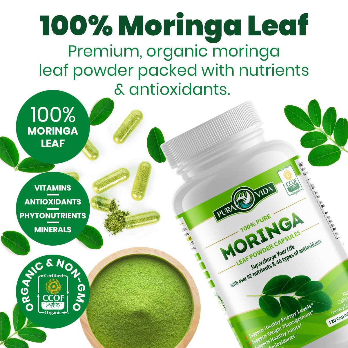 Organic Moringa Capsules