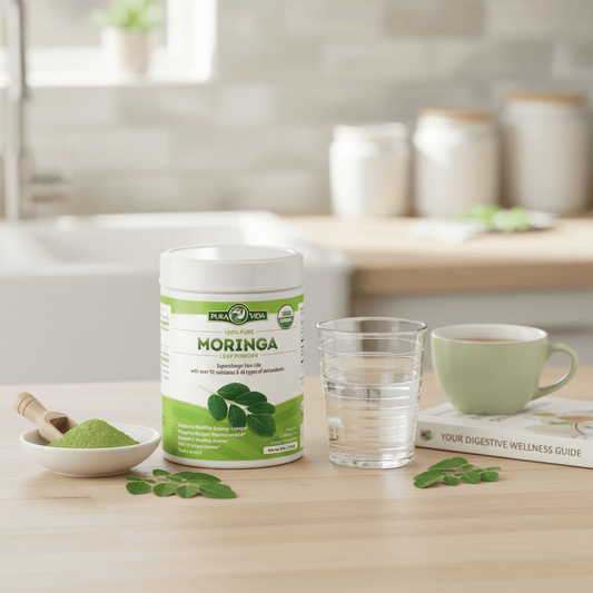 How Does Moringa Powder Affect Digestion? (Gas, Bloating & Gut Health Explained) - Pura Vida Moringa