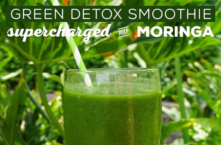 Clean Green Moringa Detox Smoothie
