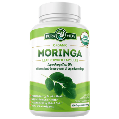 Pura Vida Moringa Organic Capsules