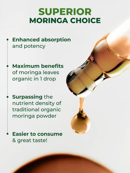 Moringa Leaf Extract Drops Pura Vida 2fl oz (60ml)