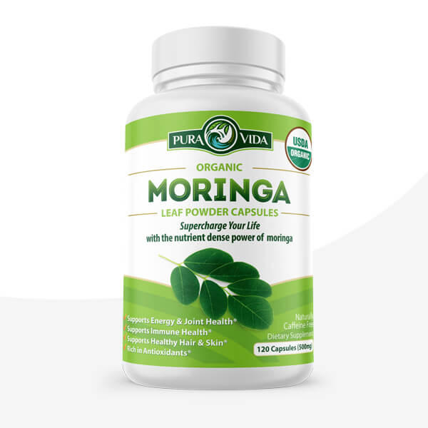 USDA Organic Moringa Capsules (120 Ct.)