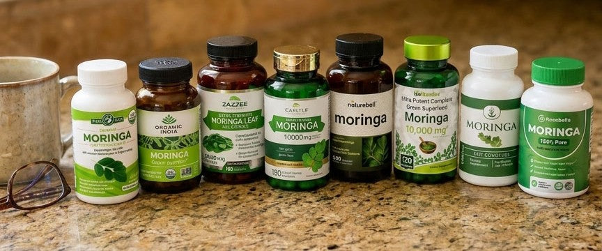 We compared the 8 best-selling moringa capsules