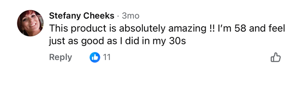 Customer review screenshot
