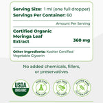 Moringa Leaf Extract Drops Pura Vida 2fl oz (60ml) - Pura Vida Moringa