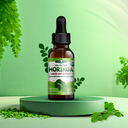 Moringa Leaf Extract Drops Pura Vida 2fl oz (60ml) - Pura Vida Moringa