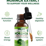 Moringa Leaf Extract Drops Pura Vida 2fl oz (60ml) - Pura Vida Moringa