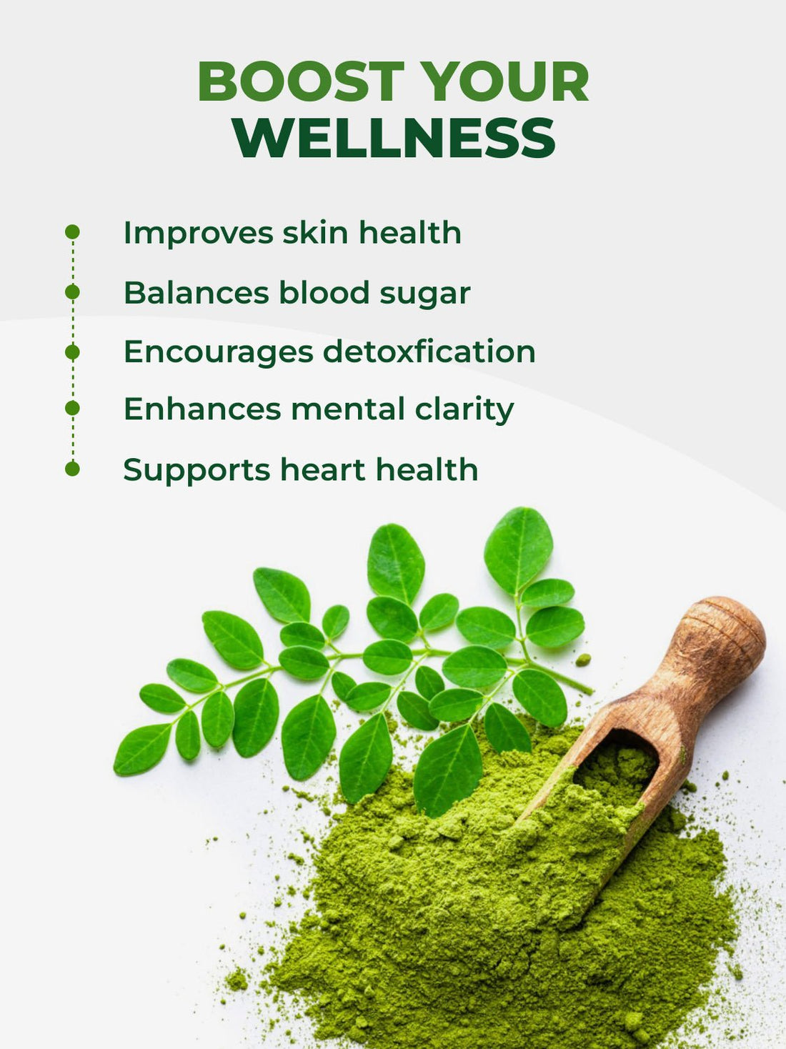 Moringa Leaf Powder Pura Vida 8oz (226g) - Pura Vida Moringa