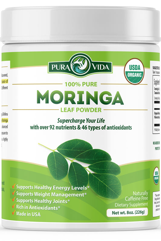 Moringa Powder Pura Vida 8oz (226g)