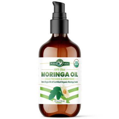 Organic Moringa Seed Oil Pura Vida 2oz/4oz - Pura Vida Moringa