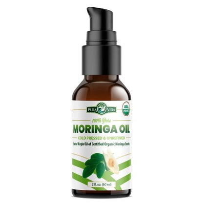 Organic Moringa Seed Oil Pura Vida 2oz/4oz - Pura Vida Moringa