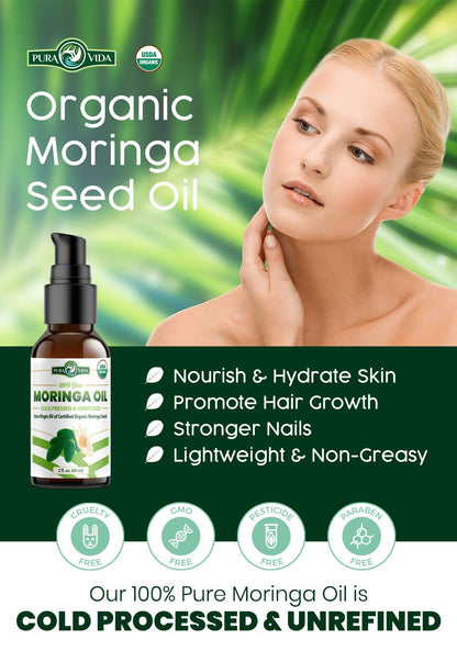 Organic Moringa Seed Oil